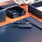 Dacasso Navy Blue Bonded Leather Letter Opener AG-5027 - alternate 4